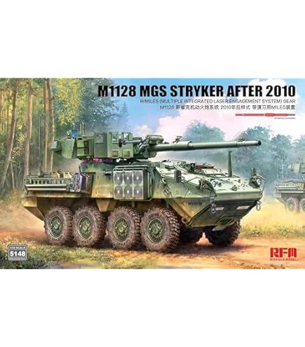 AFVクラブ　1/35 M1128ストライカーMGS Amazon.com: AFV Club FV35370 1/35 M1128 Striker MGS Wheel